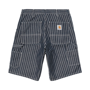 Carhartt Shorts Trade Single Knee Hickory Stripe Dark Navy / Wax Rinsed